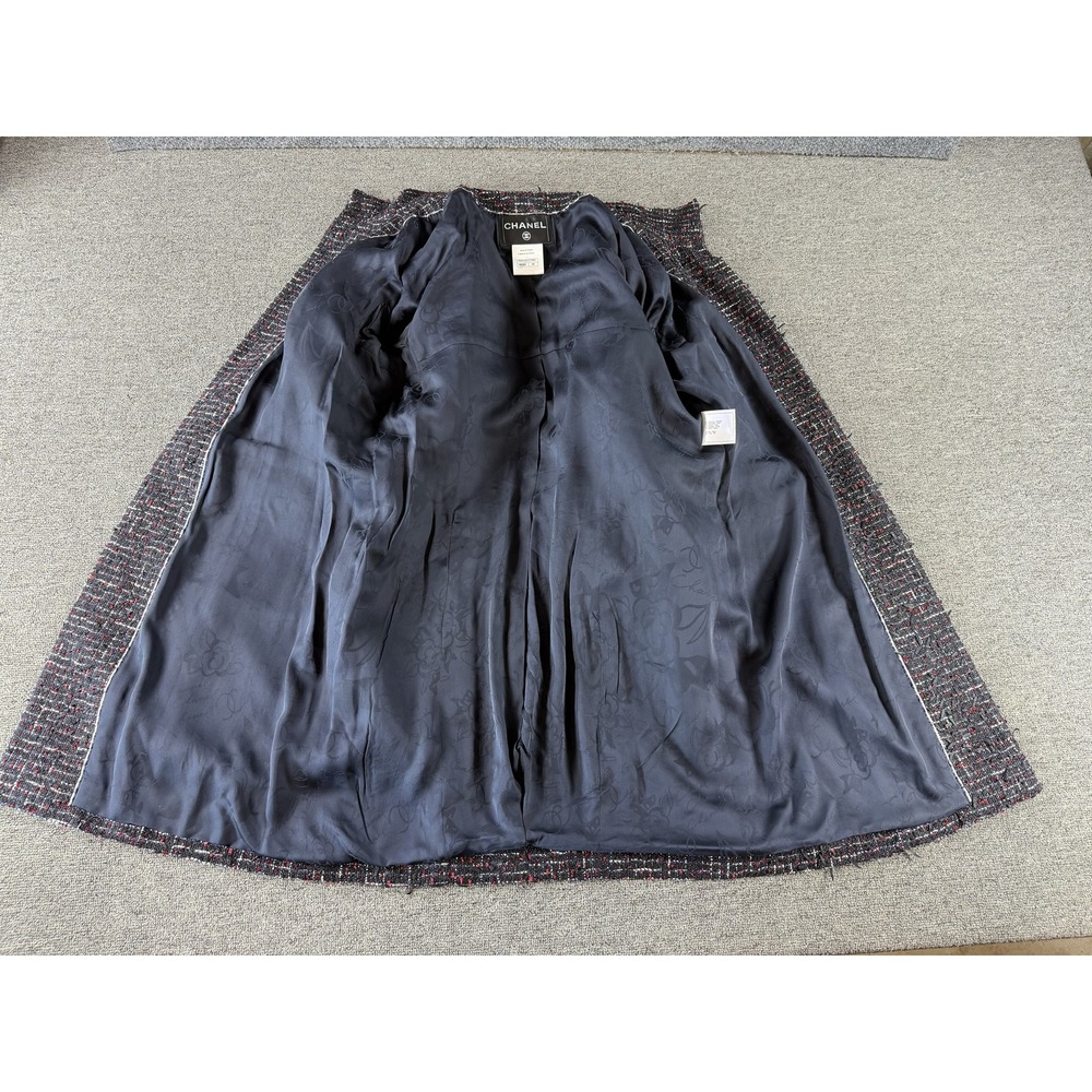 Chanel Karl Lagerfeld Womens Coat 46 Dubai Resort 2015 Gripoix Tweed Jacket - Picture 6 of 14
